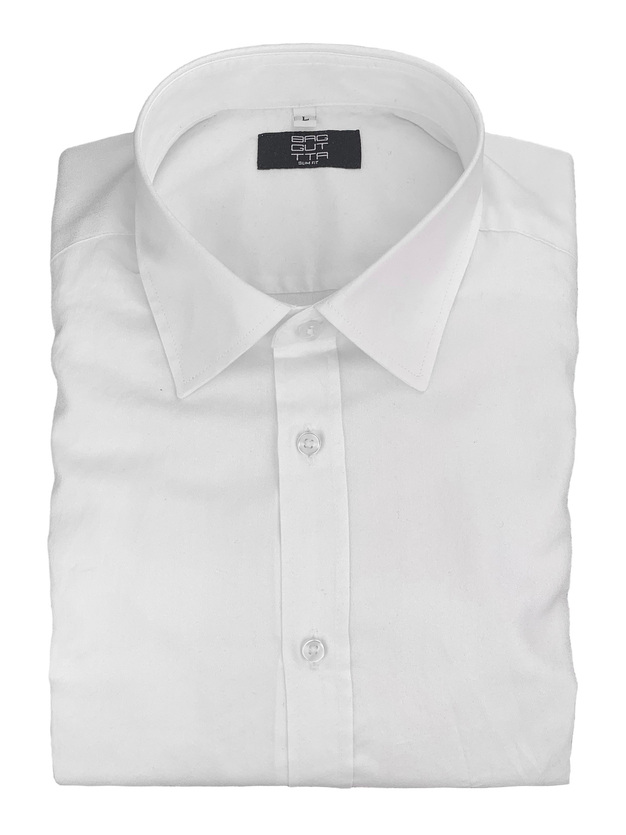 ΠΟΥΚΑΜΙΣΟ ΛΕΥΚΟ COTTON/VISCOSE ΚΟΚΚΟΙ- 3XL LOOSE