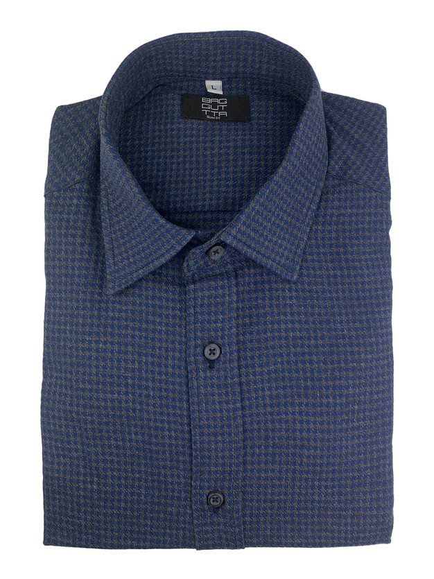 ΠΟΥΚΑΜΙΣΟ ΦΑΝΕΛΑ ΠΙΕ ΝΤΕ ΠΟΥΛ- M SLIM- ΜΠΛΕ ΣΚΟΥΡΟ