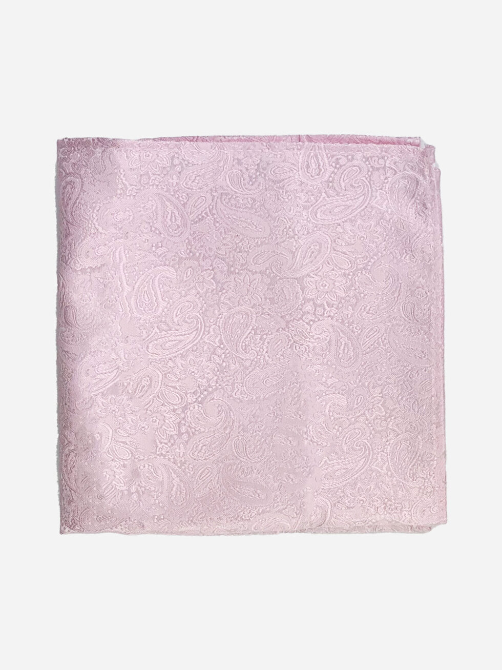 PINK NECKTIE WITH PAISLEY PATTERN