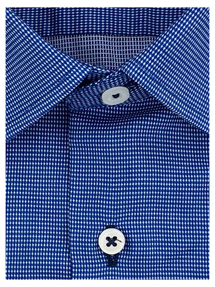 ΠΟΥΚΑΜΙΣΟ DOBBY ΣΙΕΛ