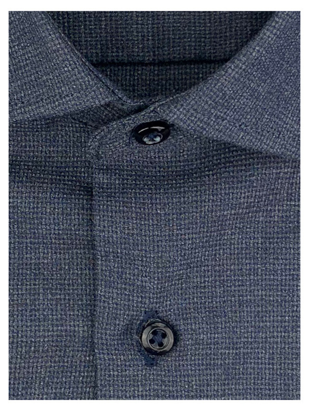 ΠΟΥΚΑΜΙΣΟ DOBBY ΓΚΡΙ ΜΠΛΕ