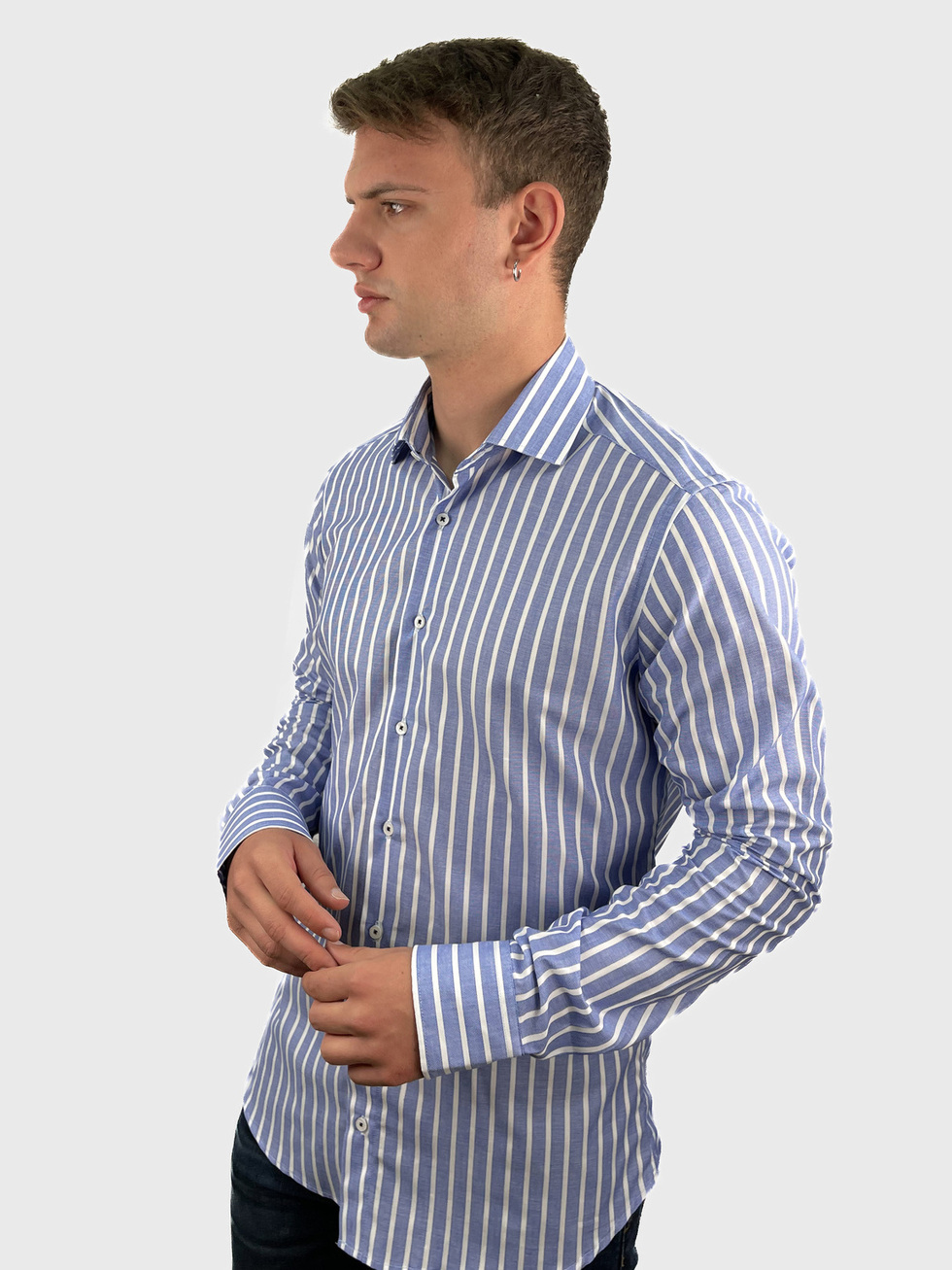 ΠΟΥΚΑΜΙΣΟ ΡΙΓΕ ΓΑΛΑΖΙΟ ΛΕΥΚΟ