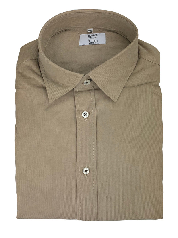 ΠΟΥΚΑΜΙΣΟ ΚΟΤΛΕ ΜΠΕΖ- 3XL REGULAR- ΜΠΕΖ